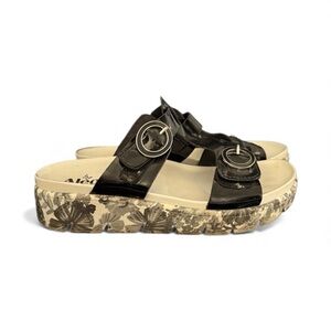 ALEGRIA VITA OASIS ladies floral Velcro strap sandal, euro 36 US 6/6.5